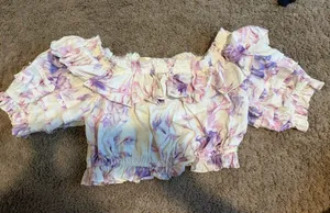 Love Shack Fancy Top Ruffle thumbnail 1