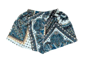 Cider X-small Blue and White Paisley Shorts thumbnail 7