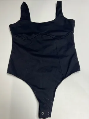 Abercrombie and fitch Classic Black Square Neck Bodysuit small thumbnail 3