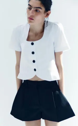 H&M Blouse White thumbnail 1