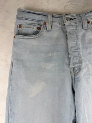 Levi’s Ribcage Straight Ankle Jeans Light Wash Women 27‎ High Rise thumbnail 9