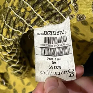 Guararapes Yellow Corset Crop Top Women’s Large thumbnail 3
