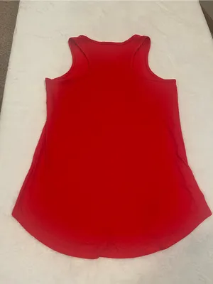 Vibrant Red Racerback Tank Top thumbnail 2