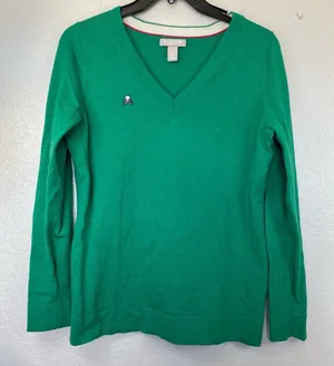 Banana Republic Extra Fine merino Sweater SZ L thumbnail 1