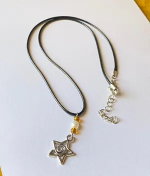 grunge y2k cute star swirl necklace💫🌀 thumbnail 5