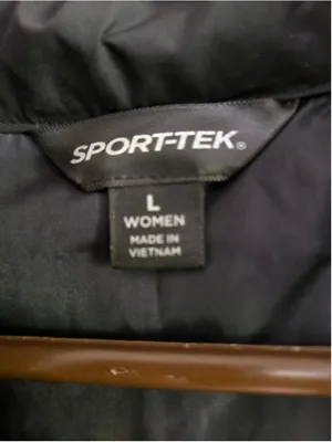 SPORT-TEK Women’s L Black Insulated Quilted Jacket thumbnail 3