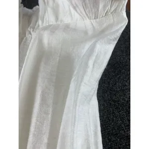 Selfie Leslie White Mini Dress Square Neck Open Back Lace Up Bow NWT US XL AU 14 thumbnail 9