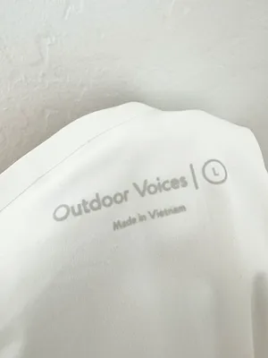 Outdoor Voices Dress Size Large White Exercise Athletic Tennis Prep Country Club thumbnail 7