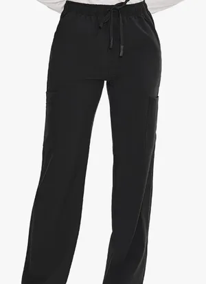 Women's Black Scrub Pants Size M thumbnail 1
