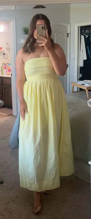 Fortunate One Yellow Maxi Dress thumbnail 1