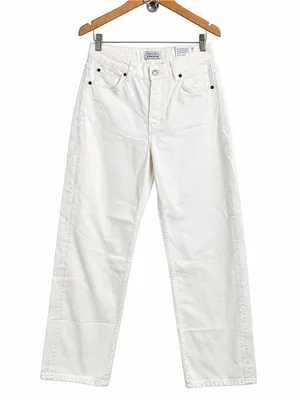 NWT & Other Stories Relaxed Tapered Jeans White Low Rise 28/30 thumbnail 2