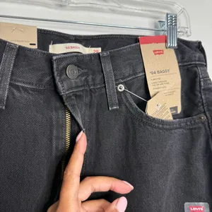 NWT Levi's 94‎ Baggy Jean Open Mind Straight Washed Black 29 x 31 Streetwear thumbnail 6