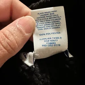 Arizona Jena Co women's size large black knit sweater thumbnail 4