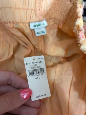 Aerie Floral Ruffle Mini Skirt thumbnail 7