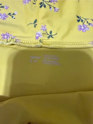 aerie | Yellow Scoop Bikini Top with High waist bikini bottom thumbnail 4