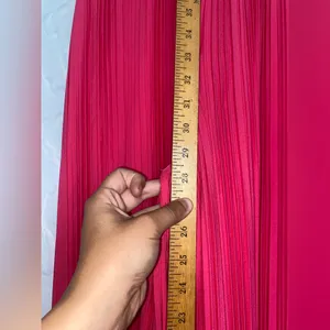 Beyond Words Pink Long Wide Leg Flowey Jumpsuit Romper L Ribbed Sleeveless thumbnail 2