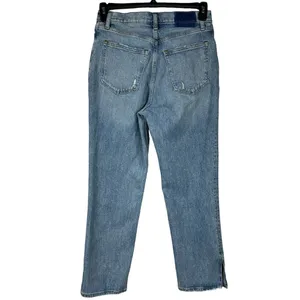 Abercrombie & Fitch SZ 29/8xs 90’s Straight Jeans Ultra Hi-Rise Curve Distressed thumbnail 5