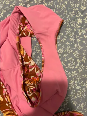 Aerie Monokini Floral Print One Piece Swimsuit - size large thumbnail 4