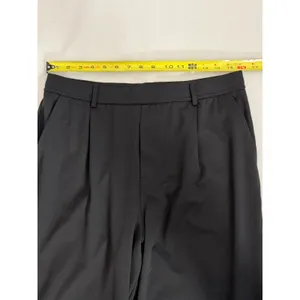 Halara Wide leg pleated black pants size LT thumbnail 6