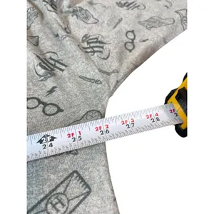 Harry Potter Wizarding World Pajama Set XXL Gray All Over Print Long Sleeve Pant thumbnail 9
