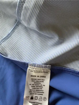 Footjoy Lightweight Periwinkle Striped Full Zip Jacket Womens Size L Golf NWT thumbnail 9