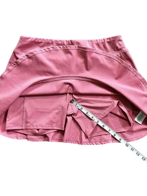 Tommy Bahama Golf Skort Pink Ruffle Hem Hidden Pocket Mini Skirt Medium thumbnail 7