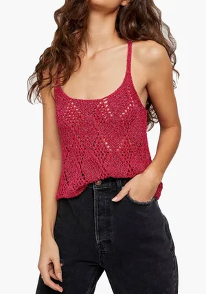 Free People Crochet Top thumbnail 1