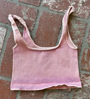 FP Movement Pink Ribbed Women's Top thumbnail 1