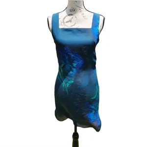 Haute Hippie 46G Sleeveless Silk Cowl Open‎ Draped Back Cocktail Dress XS thumbnail 5