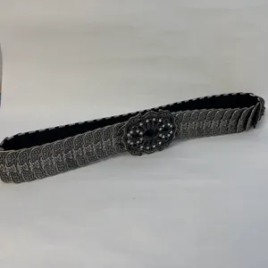 Vintage Metallic Belt NWOT Gray thumbnail 3