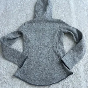 Lululemon Women Fleece & Thank You Pullover Heather Grey 4 Yoga Athleisure Luxe thumbnail 3