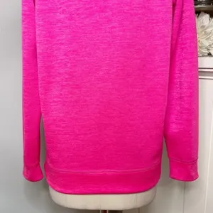 Adidas Pink Fleece Hooded Sweatshirt Size Small thumbnail 7