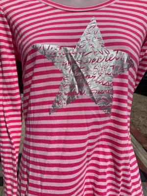 Victoria’s Secret Y2K Striped Nightie Small thumbnail 4
