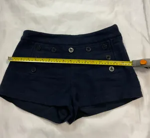 Nautical Button Font Sailor Shorts Size 28 Lined thumbnail 4