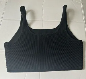 Aritzia babaton Women’s Ribbed cropped top size XL thumbnail 1