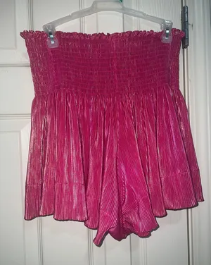 Queen of Sparkles hot pink shorts thumbnail 1