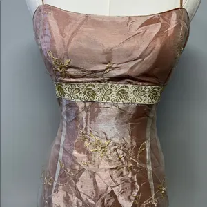 JS Collections Blush Pink Gold‎ Empire Dress Romantic Fairycore Formal Size 14 thumbnail 5