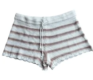 Madden NYC knit cloud dancer crochet beachy shorts Size XXXL thumbnail 1