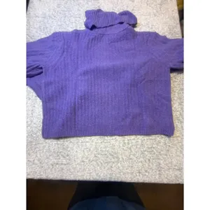 Universal Thread Purple‎ Ribbed Turtleneck Sweater Women's Size Mesdium NWT thumbnail 4