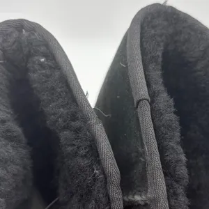 UGG Australia Classic Short II Black Suede Shearling Boots Women 9 thumbnail 8