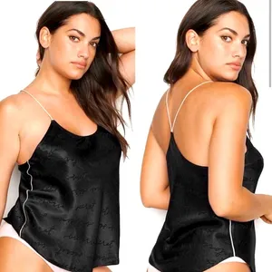 Victoria's Secret Satin Racerback Cami Pajama Top Color Black Size Small thumbnail 2