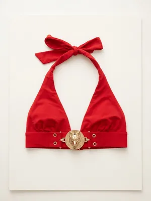 Honey Birdette Red Miami Bikini Top thumbnail 2