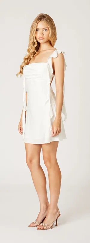 Cotton Candy LA white mini dress  thumbnail 1