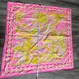 Lilly Pulitzer Pink and White Scarf thumbnail 4