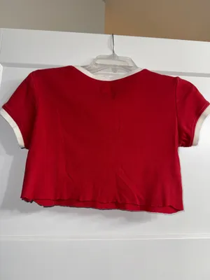 National Football League Team Apparel Sam Francisco 49ers crop top thumbnail 2