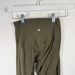 Lululemon Align High Rise Pant Leggings 28" Dark Olive Green Gym Workout Women 2 thumbnail 5