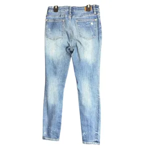 Judy Blue Womens Size 7/28 Skinny Distressed Jeans Bleach Splatter Ripped Denim thumbnail 3
