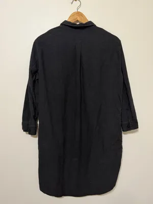 Tuckernuck X Pomander Place Black Polly Pop Collar Relaxed Shirt Dress Small thumbnail 6