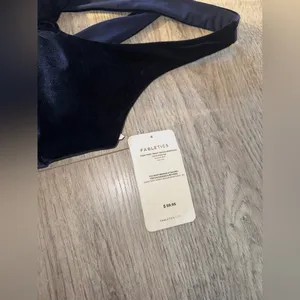 FABLETICS NEW Oasis Twist VELOUR Royal Blue Sports Bra Small thumbnail 3