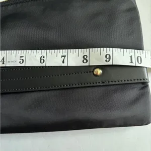 Source Unknown Black Clutch with Gold Accents thumbnail 4